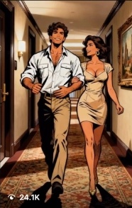 Instagram Reel - couple walking in corridor