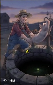 Instagram Reel - farmer in well